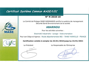 Renouvellement certification MASE